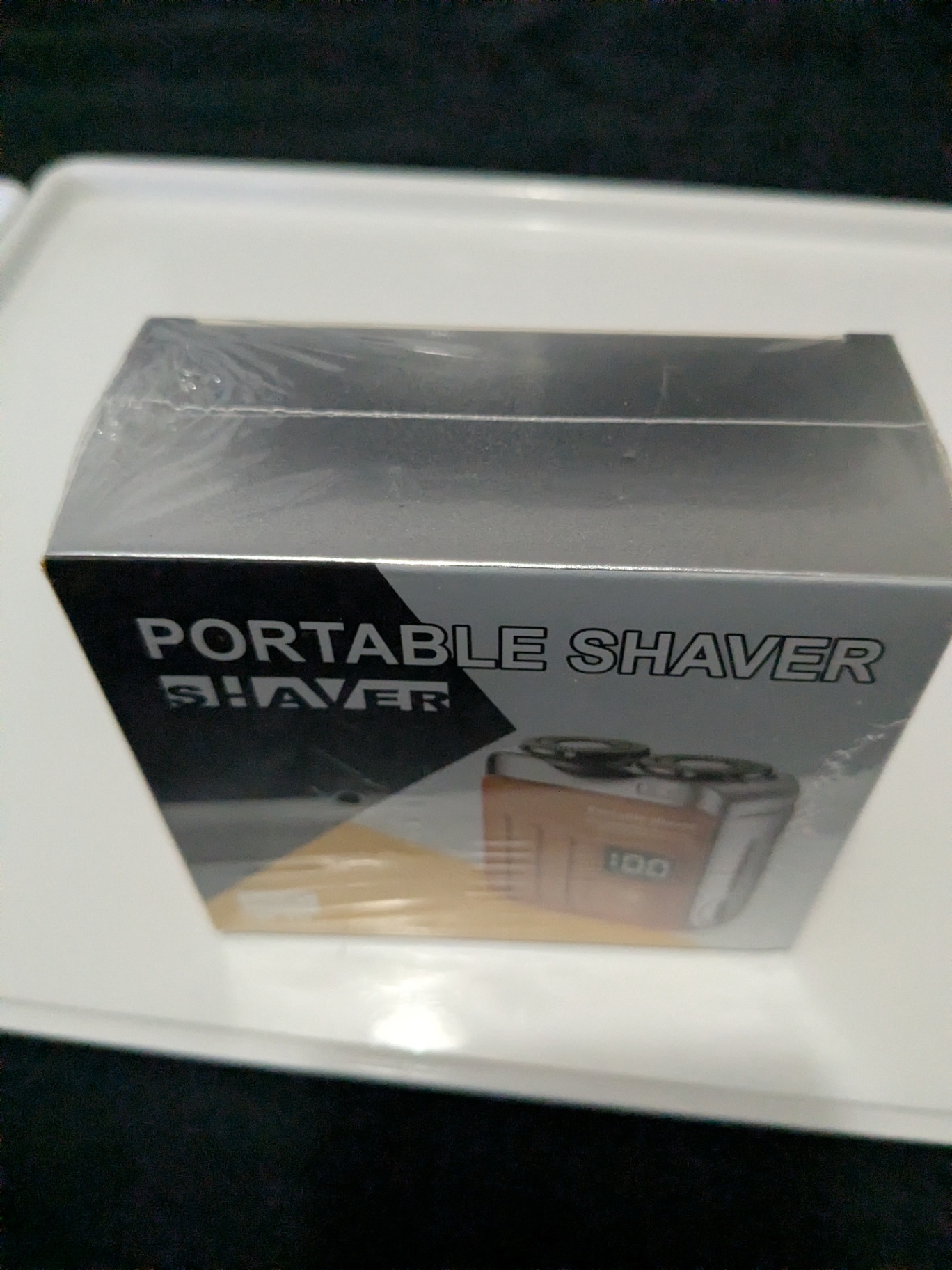Portable Mini Electric Shaver – Model R-19 (Brand New, Sealed AND Professional barber scissors  - image 4 of 8