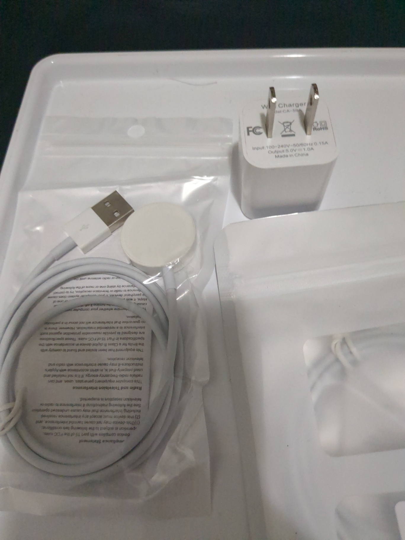 Lot of 3 Wireless iWatch Chargers — Each with Separate Detachable Charging Block — Brand New / Factory Sealed - image 4 of 5