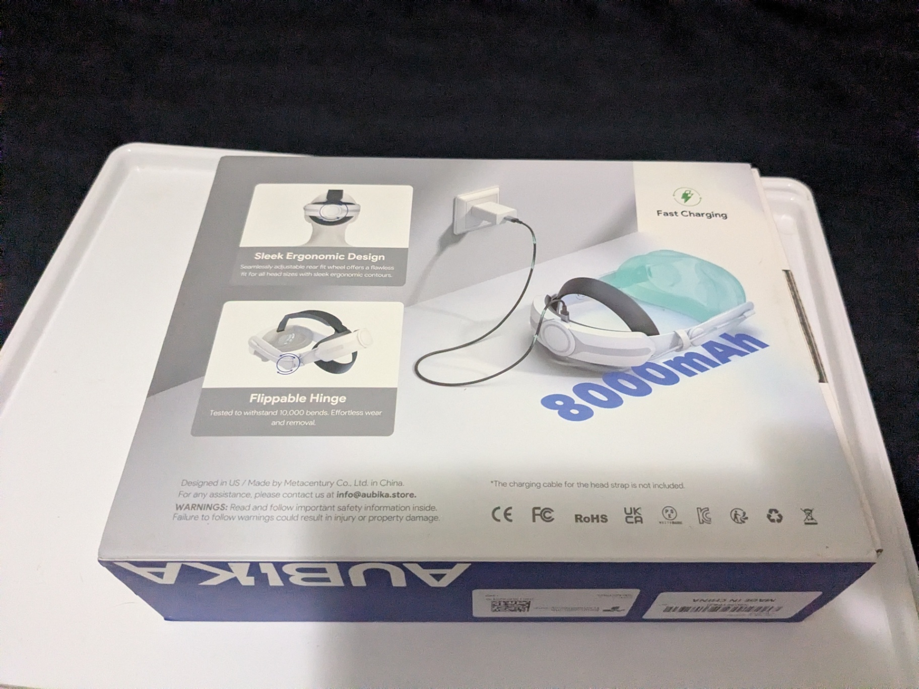 Meta Quest 3 / 3S Aubika Fast Charging Elite-Style Head Strap โ Brand New! - image 1 of 5