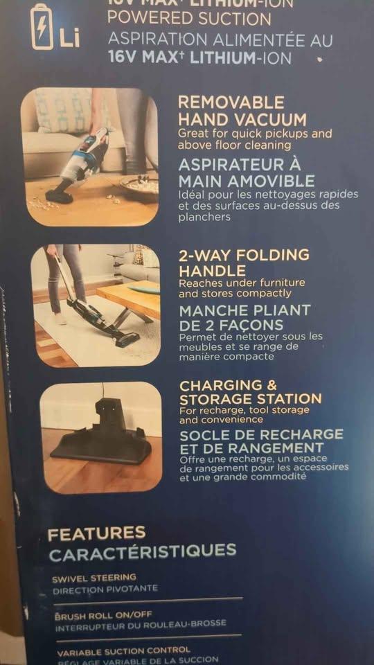 BISSELL Adapt Ion Cordless Stick Vacuum — Open Box / Tested, Working - image 5 of 5