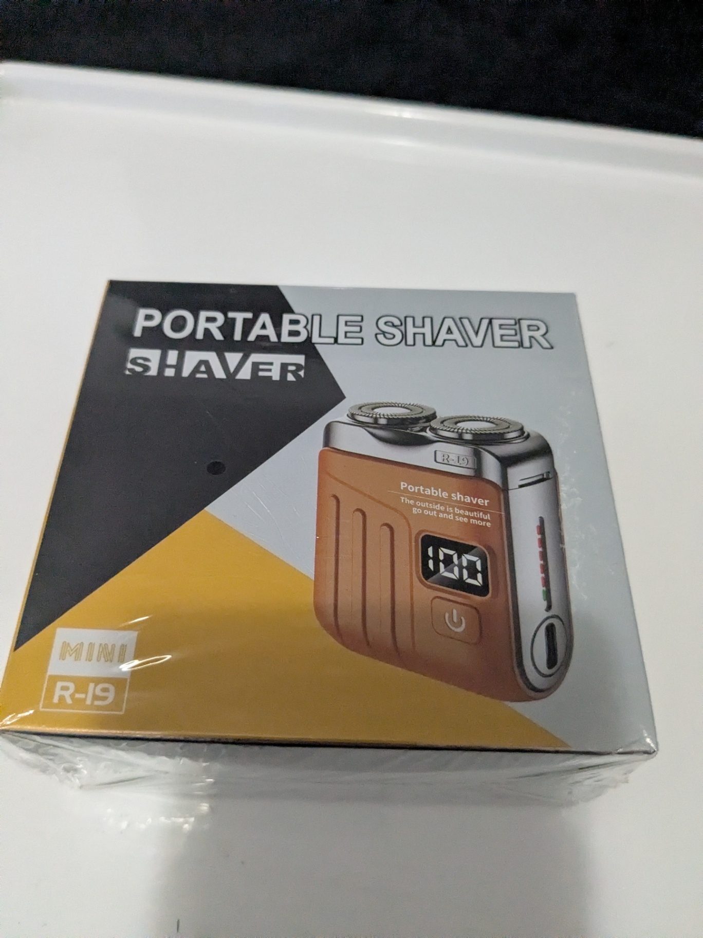 Portable Mini Electric Shaver – Model R-19 (Brand New, Sealed AND Professional barber scissors  - image 5 of 8
