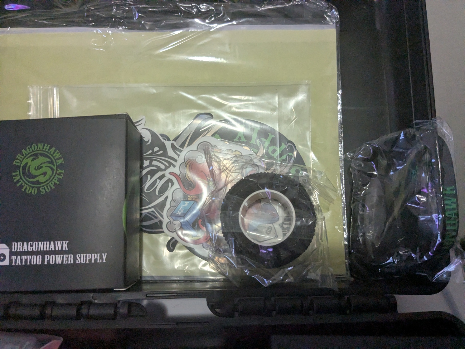 Dragonhawk Tattoo Kit – Rotary Pen Starter Bundle – Brand New / Factory Sealed - image 7 of 13