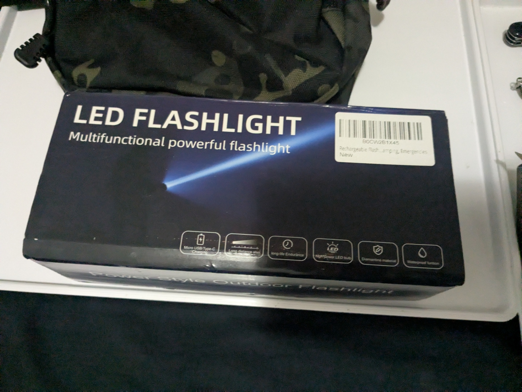 Mixed Outdoor & Collectible Lot – Knife, Flashlight, Tactical Bag, Replica Pistol Torch Lighter, Multi-Tools & Vintage Paperwork - image 10 of 12