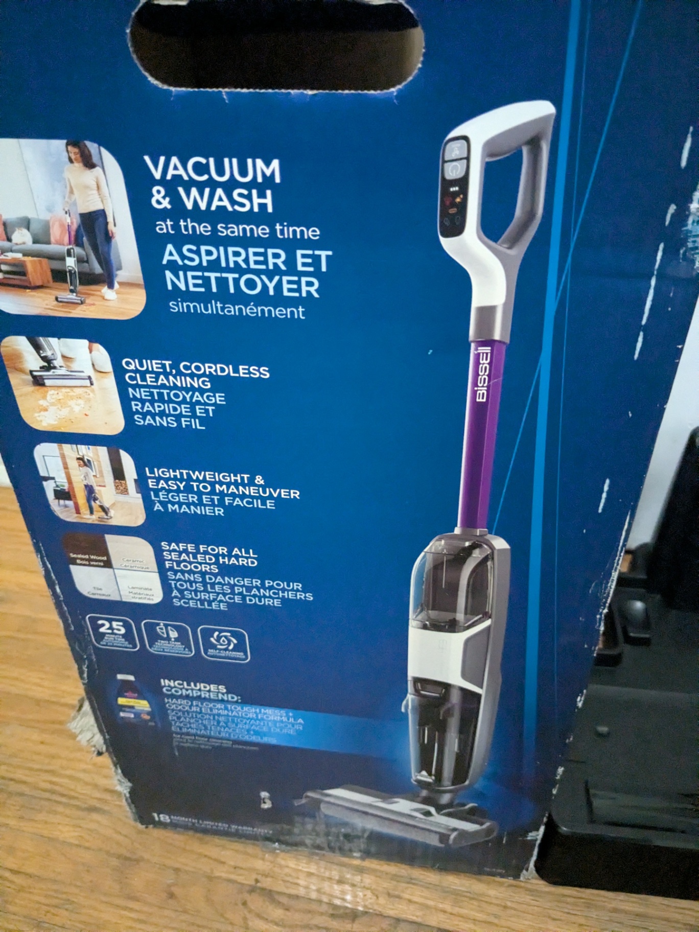 Bissell HF3 Wave Cordless β Looks Brand New β OPEN BOX β NO CHARGER β UNTESTED - image 8 of 9