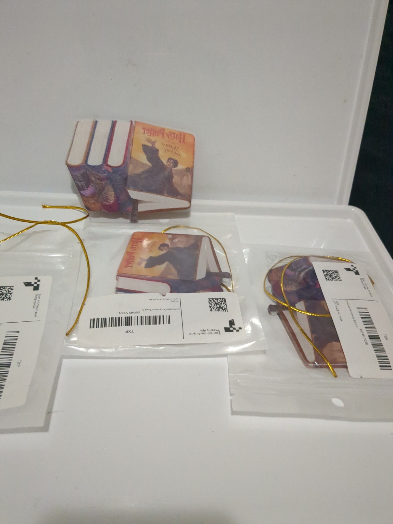 New Harry Potter Christmas ornaments 3 units  - image 3 of 4