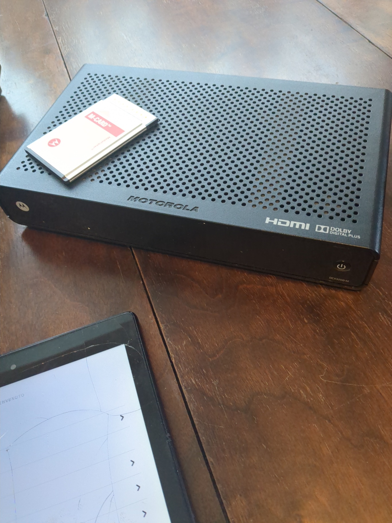 PS3 and tablet and cable boxes  - image 2 of 5