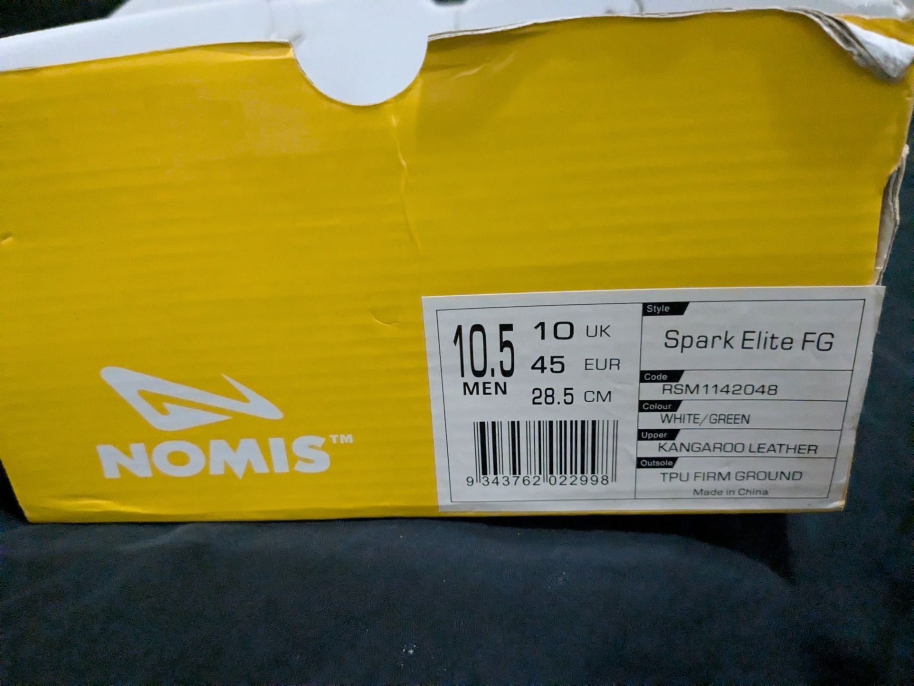 Nomis Shoes Men’s Spark Elite FG Cleats – Size 10.5 – Brand New! - image 3 of 11