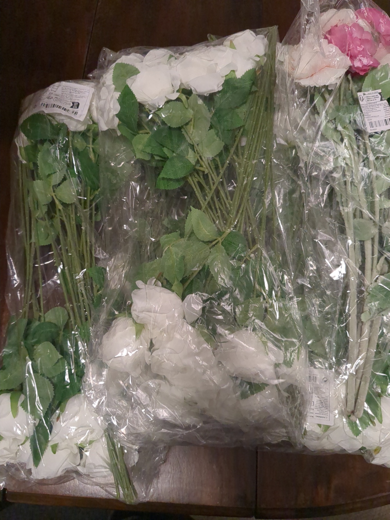 Plastic flowers - image 2 of 3