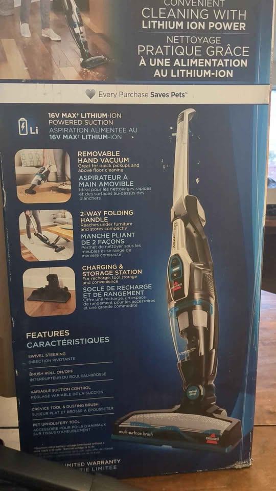 BISSELL Adapt Ion Cordless Stick Vacuum — Open Box / Tested, Working - image 4 of 5