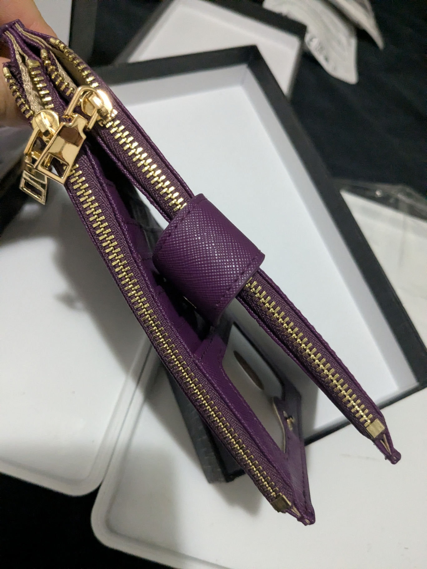 Lot of 3 Brand-New Women’s Wallets – Purple – Factory Sealed in Gift Boxes - image 2 of 7