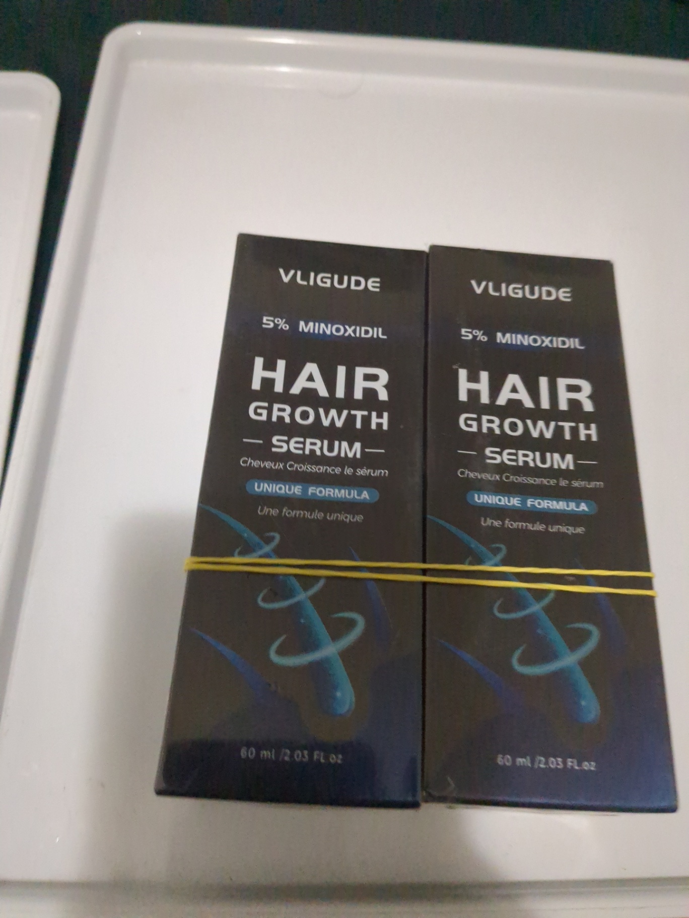 Vglgude 5% Minoxidil Hair Growth Serum – 2-Pack (60ml Each) – Factory Sealed - image 1 of 4