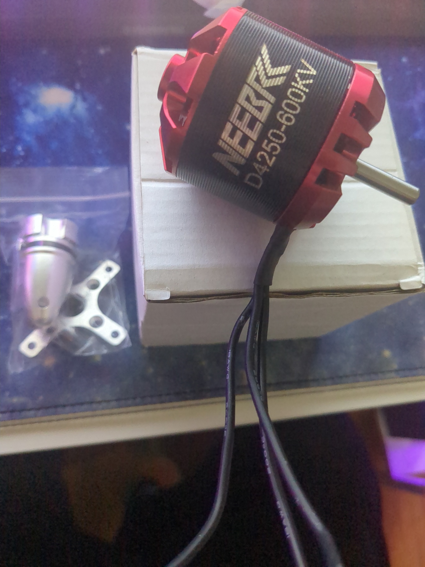 4250 Brushless Outrunner Motor 600KV 800KV with 60A V2 ESC Compatible with Racing Drones RC Aircraft Fixed-Wing Models(4250 600KV - image 2 of 3