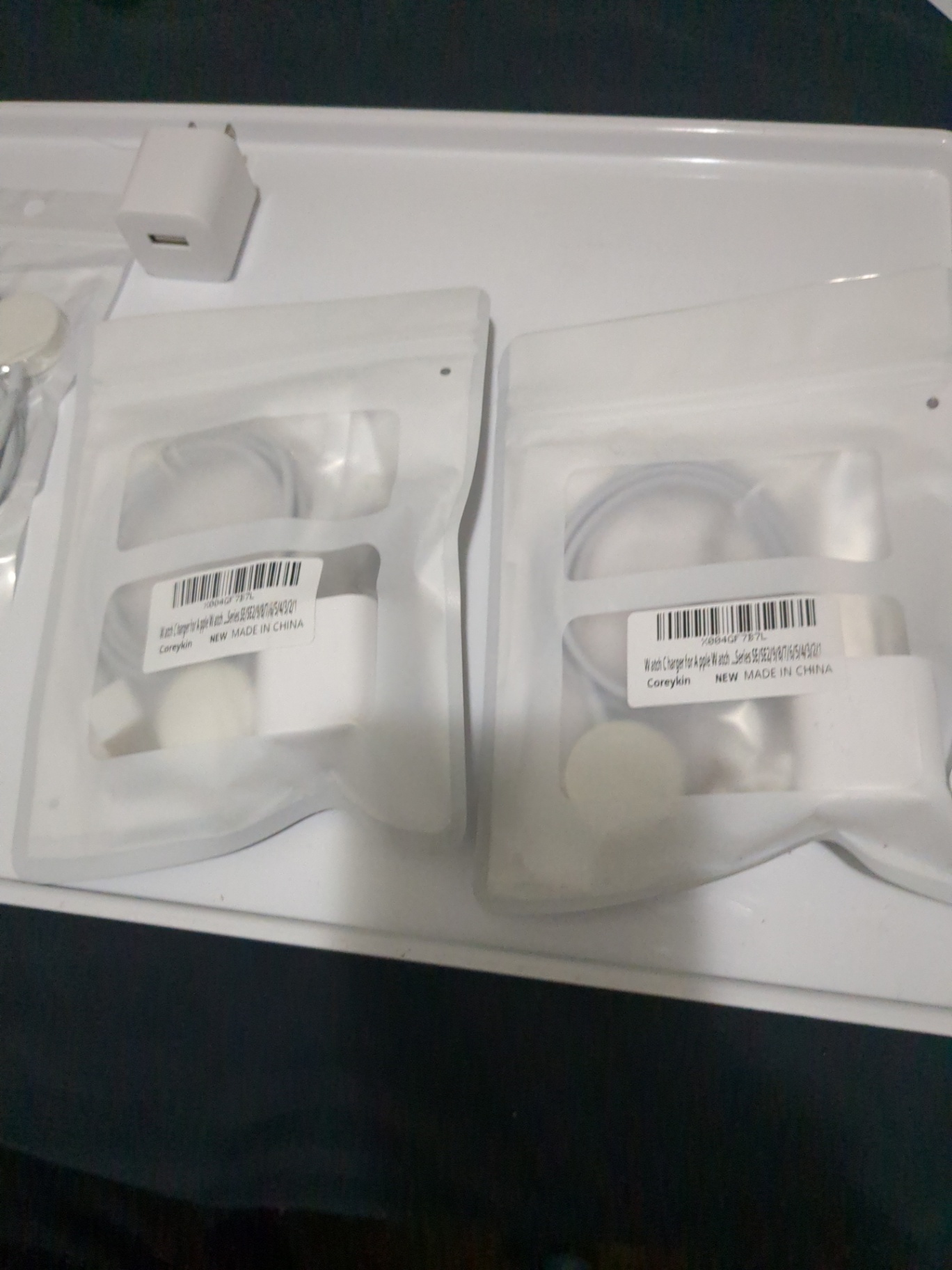 Lot of 3 Wireless iWatch Chargers — Each with Separate Detachable Charging Block — Brand New / Factory Sealed - image 2 of 5