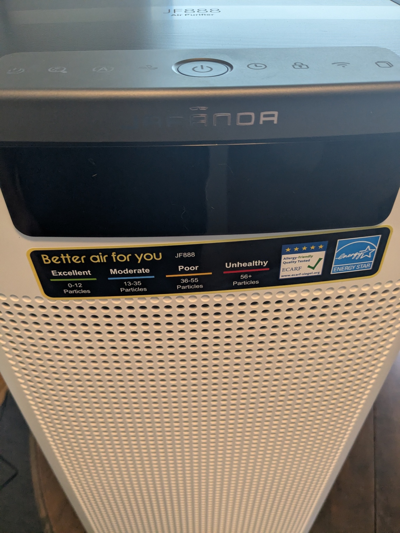 Jafända JF-888 Air Purifier – Like New / Factory Sealed Before Testing – Fully Working - image 8 of 14
