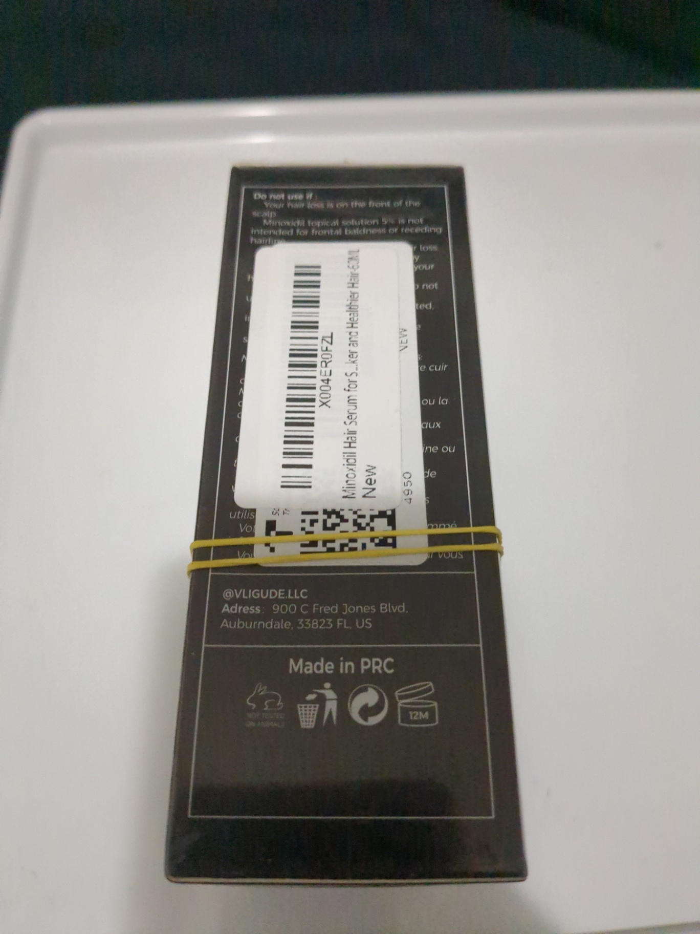 Vglgude 5% Minoxidil Hair Growth Serum – 2-Pack (60ml Each) – Factory Sealed - image 2 of 4