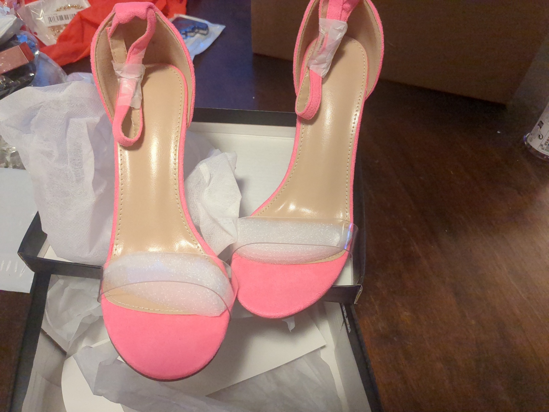 Woman's high heel shoes say size 8 - image 4 of 6