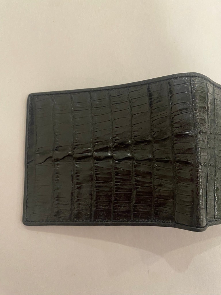 Leather Alligator Wallet - image 4 of 6