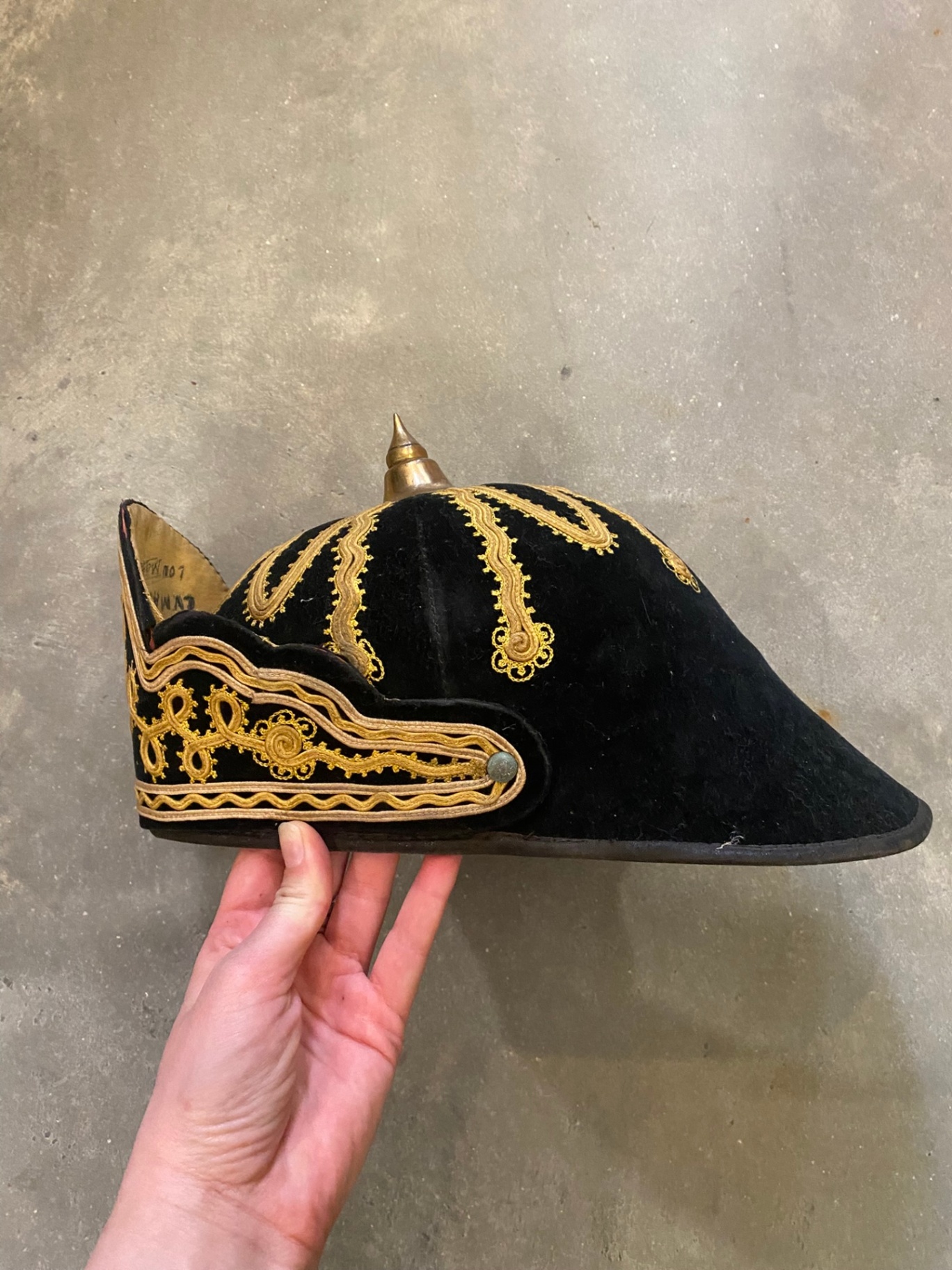 Antique Pickelhaube Ceremonial Hat - image 3 of 5