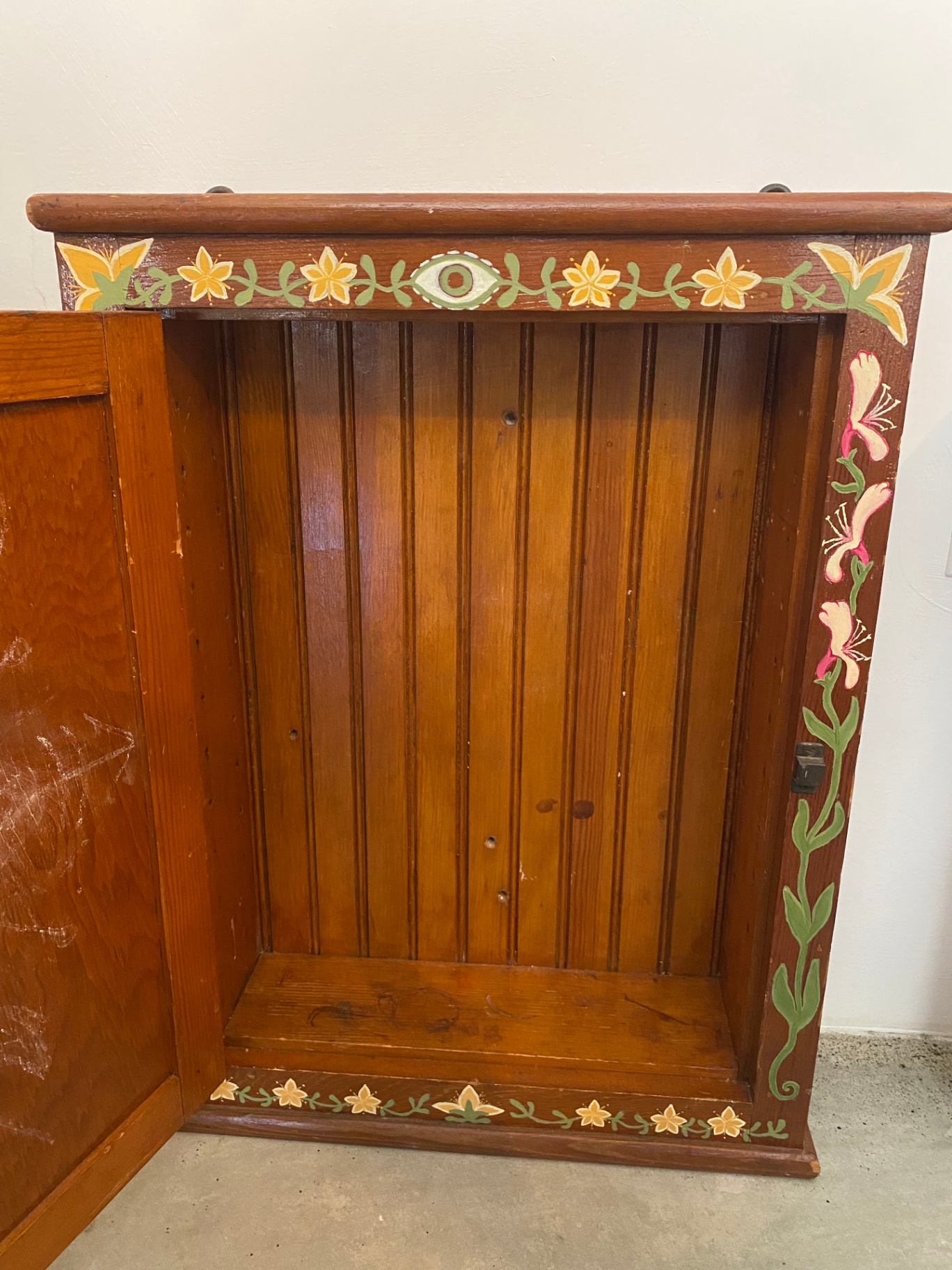 Antique Hanging Cabinet  - image 2 of 2