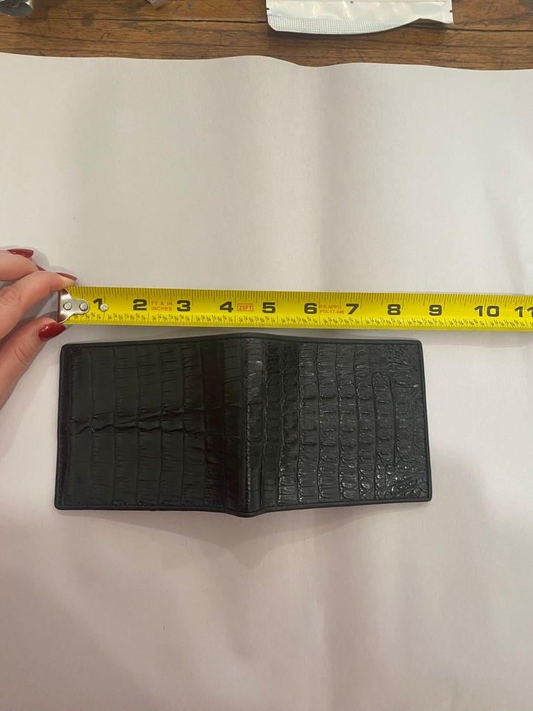 Leather Alligator Wallet - image 6 of 6