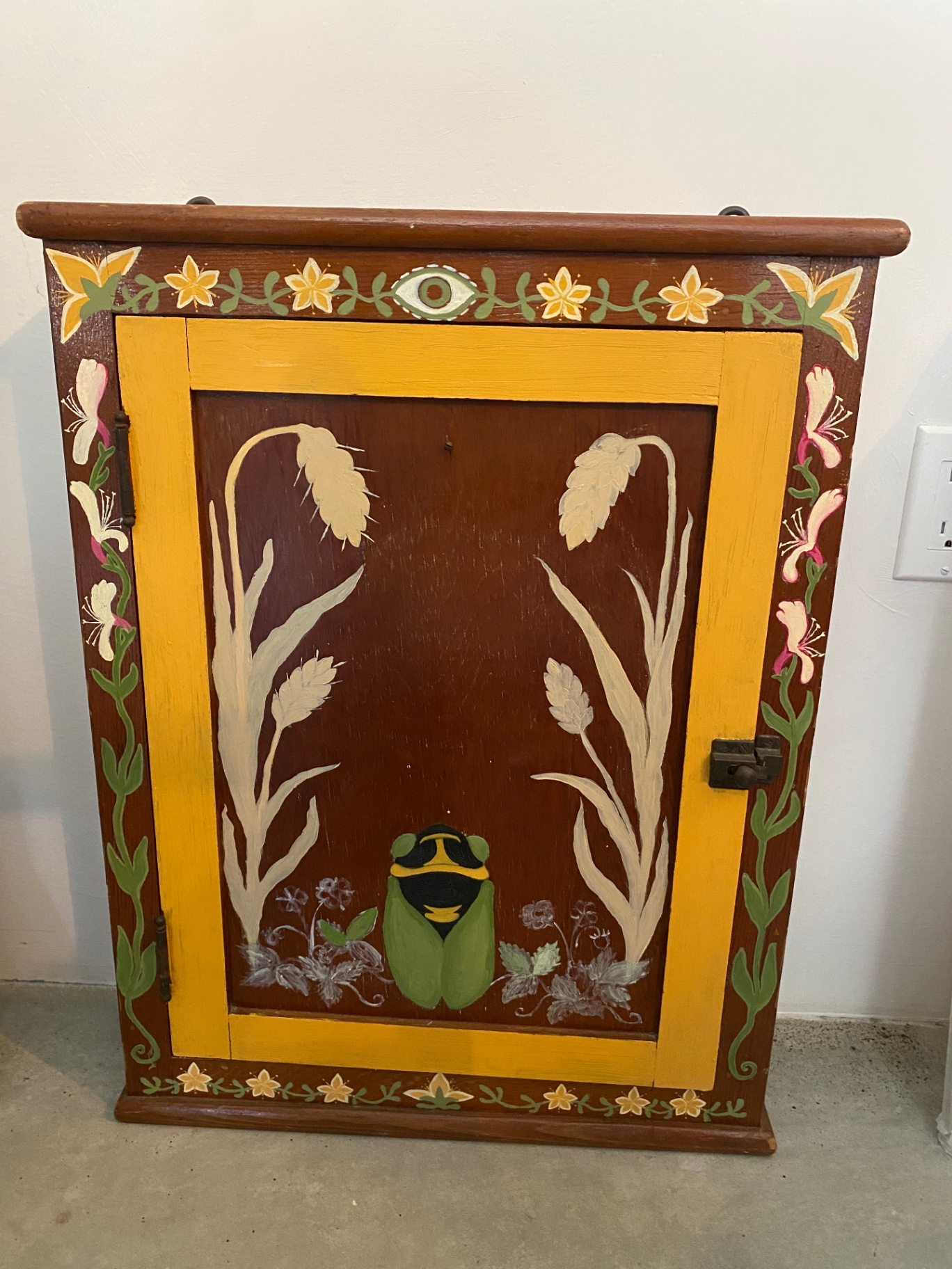 Antique Hanging Cabinet  - image 1 of 2