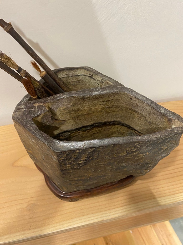 Antique Brush Holder - image 2 of 2