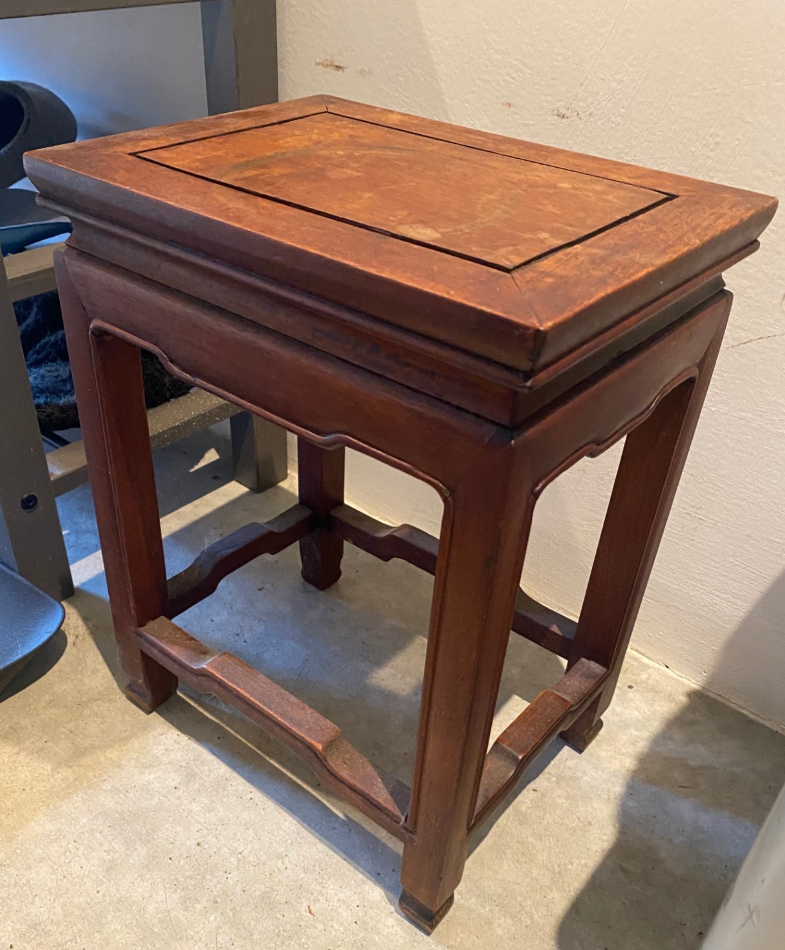 Vintage Chinese Rosewood Pedestal Stand  - image 1 of 3