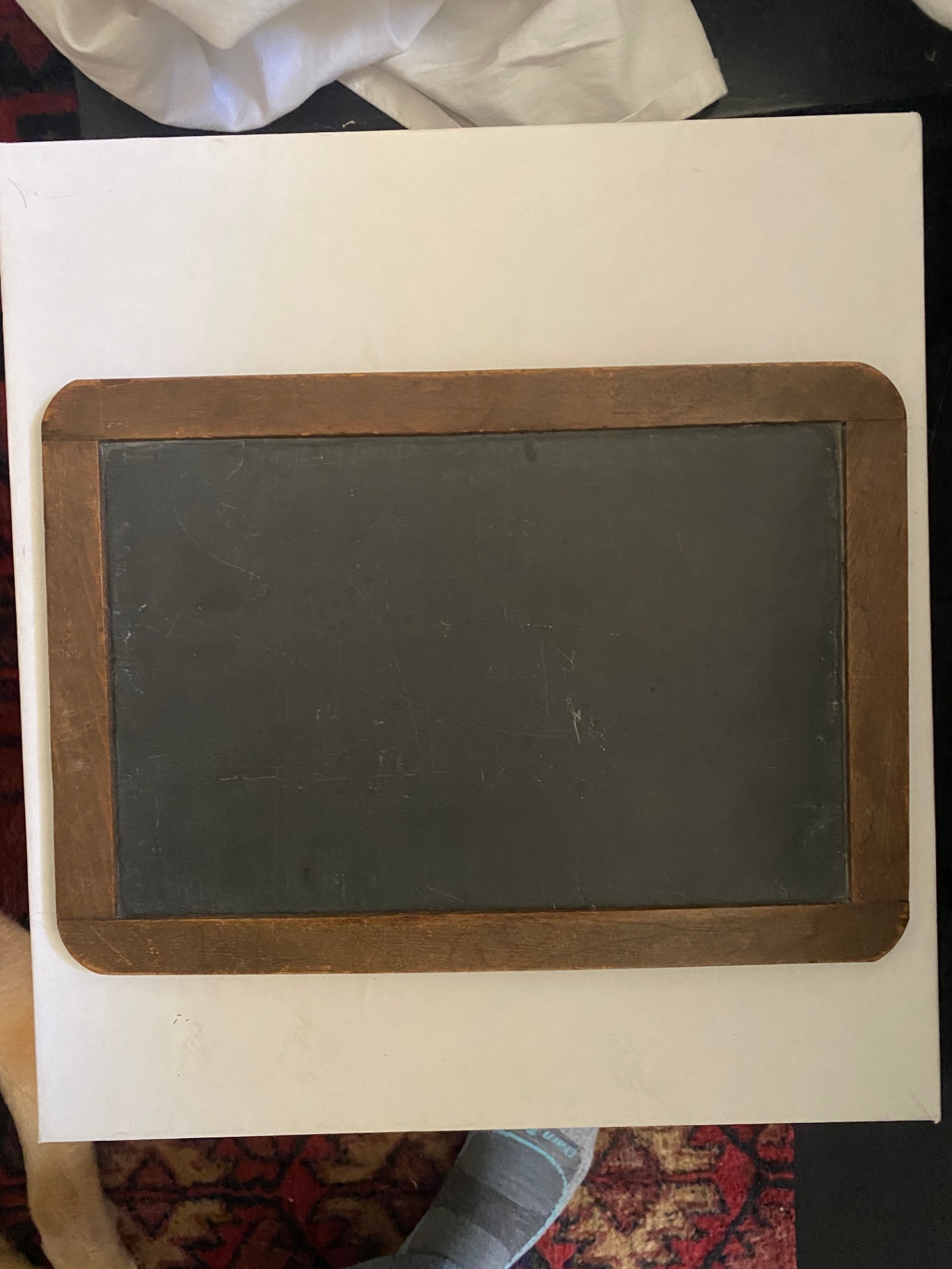 Antique Slate Chalk Board - image 1 of 2