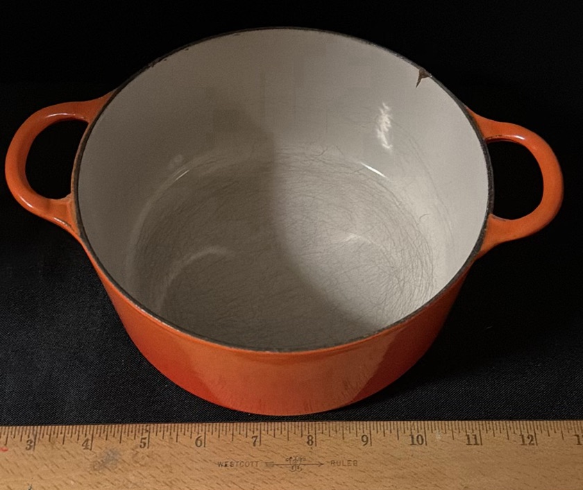 Le Creuset Orange Enameled Cast Iron Dutch Oven with Lid - image 2 of 4