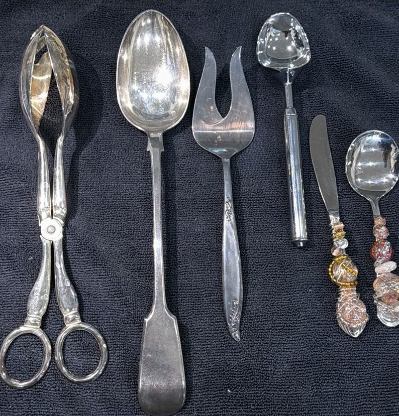 Assorted Serving Utensils and Decorative Flatware - image 3 of 9