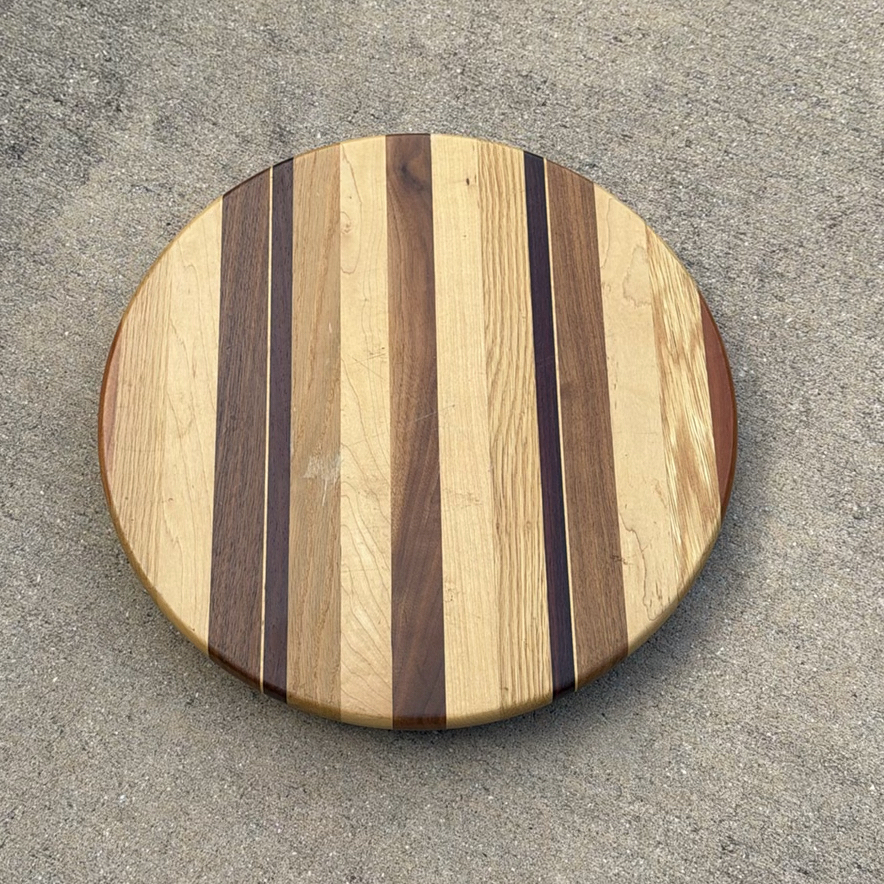 David Levy Wooden Lazy Susan - image 1 of 4