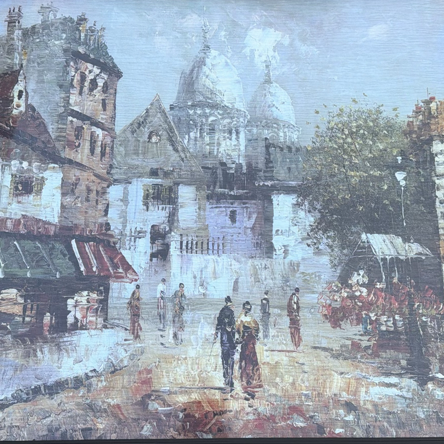 Framed City Street Scene Print - image 4 of 5