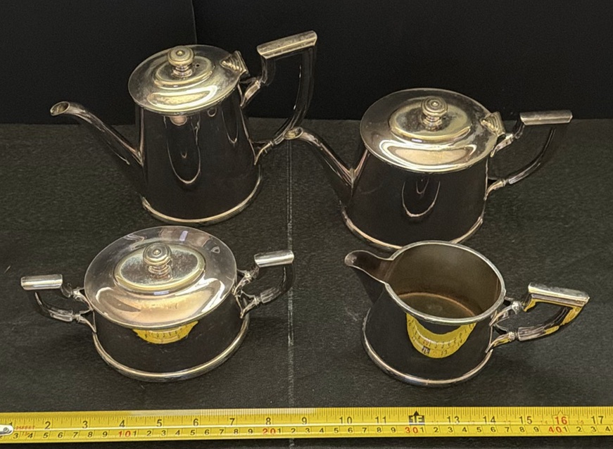 Metal Tea and Coffee Serving Set - image 1 of 3