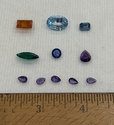 Assorted Faceted Gemstones - image 1 of 7
