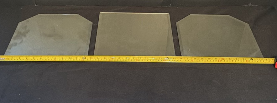 Set of Three Glass Panels - image 1 of 4