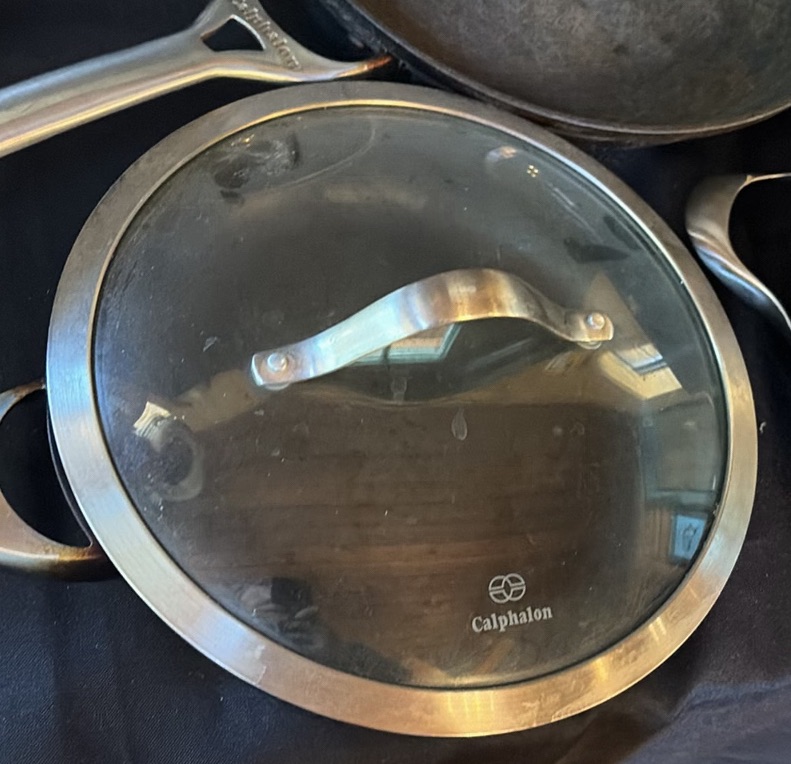 Calphalon cookware set with pots, pans, and glass lids - image 2 of 11