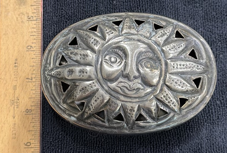 Decorative Spoon and Sun Face Trinket Box - image 5 of 6