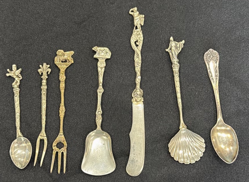 Assorted Ornate Metal Flatware Set - image 1 of 7