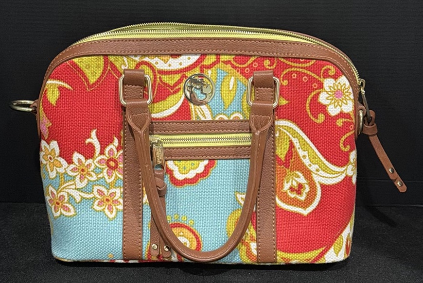 Spartina 449 Patterned Handbag - image 1 of 6