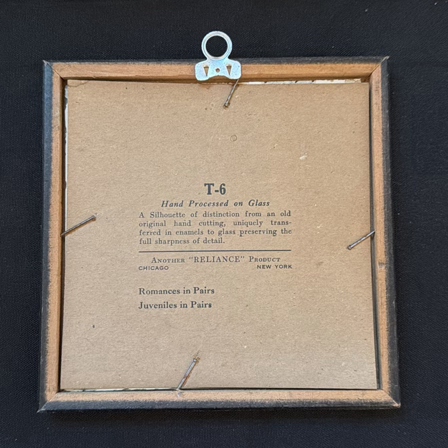 Framed Silhouette Art and Decorative Ceramic Spoon Rests - image 5 of 8
