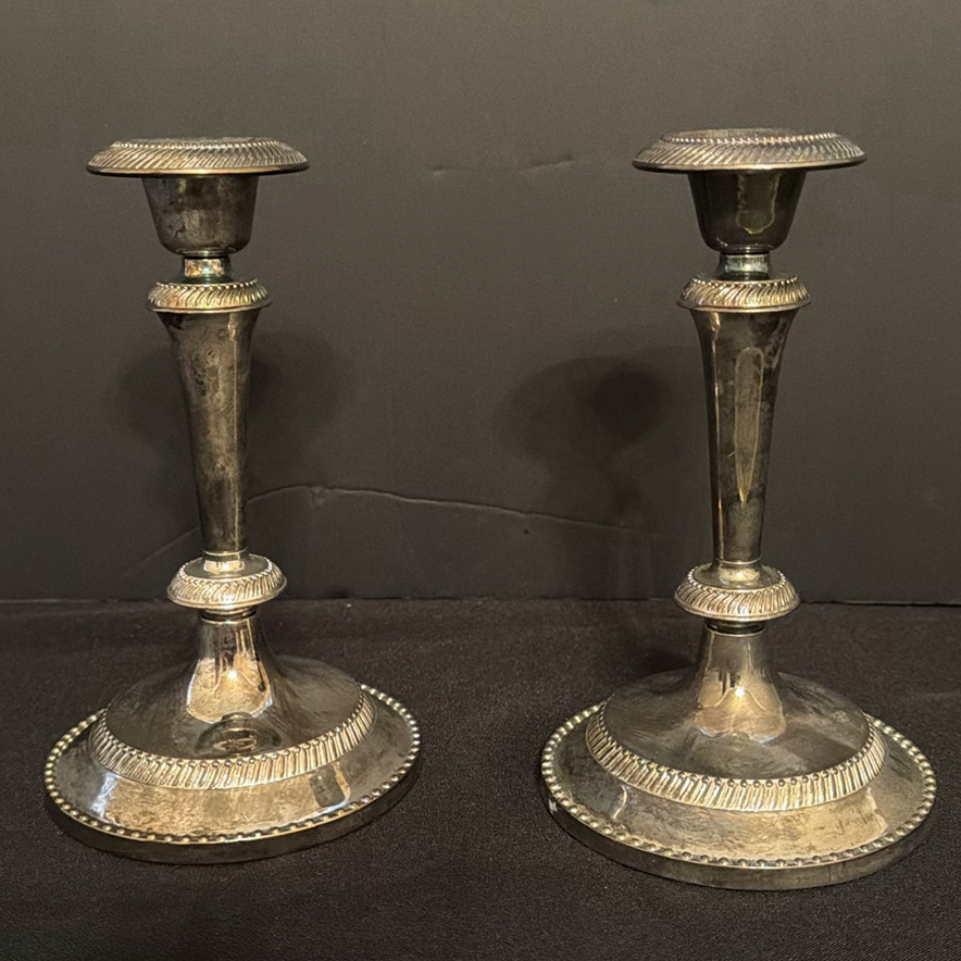 Two Pairs of Silverplate Candlesticks - image 6 of 6