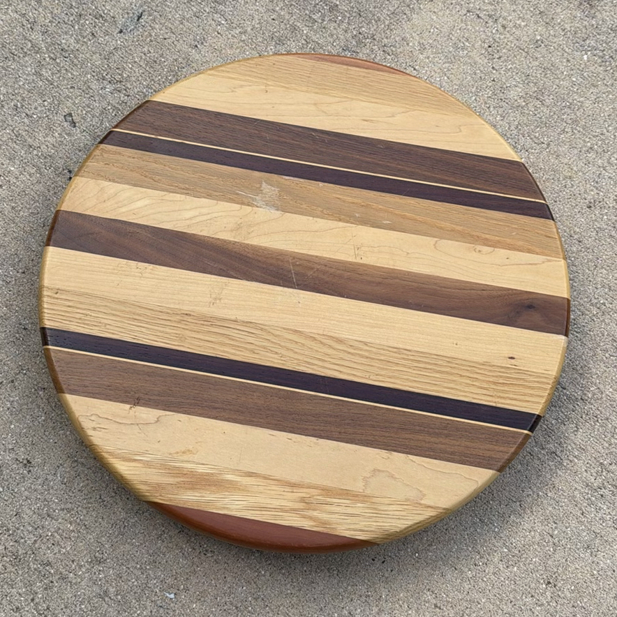 David Levy Wooden Lazy Susan - image 4 of 4