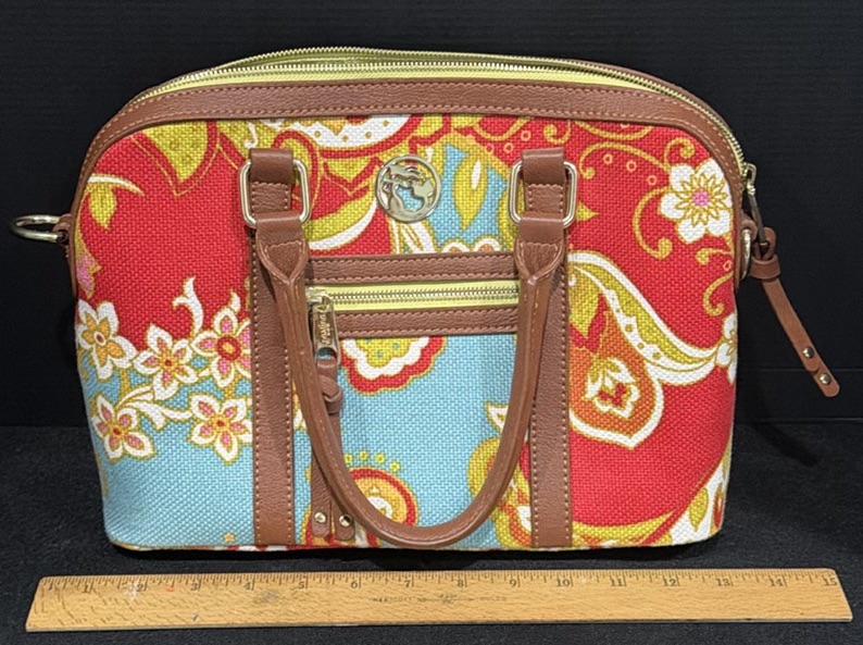 Spartina 449 Patterned Handbag - image 2 of 6