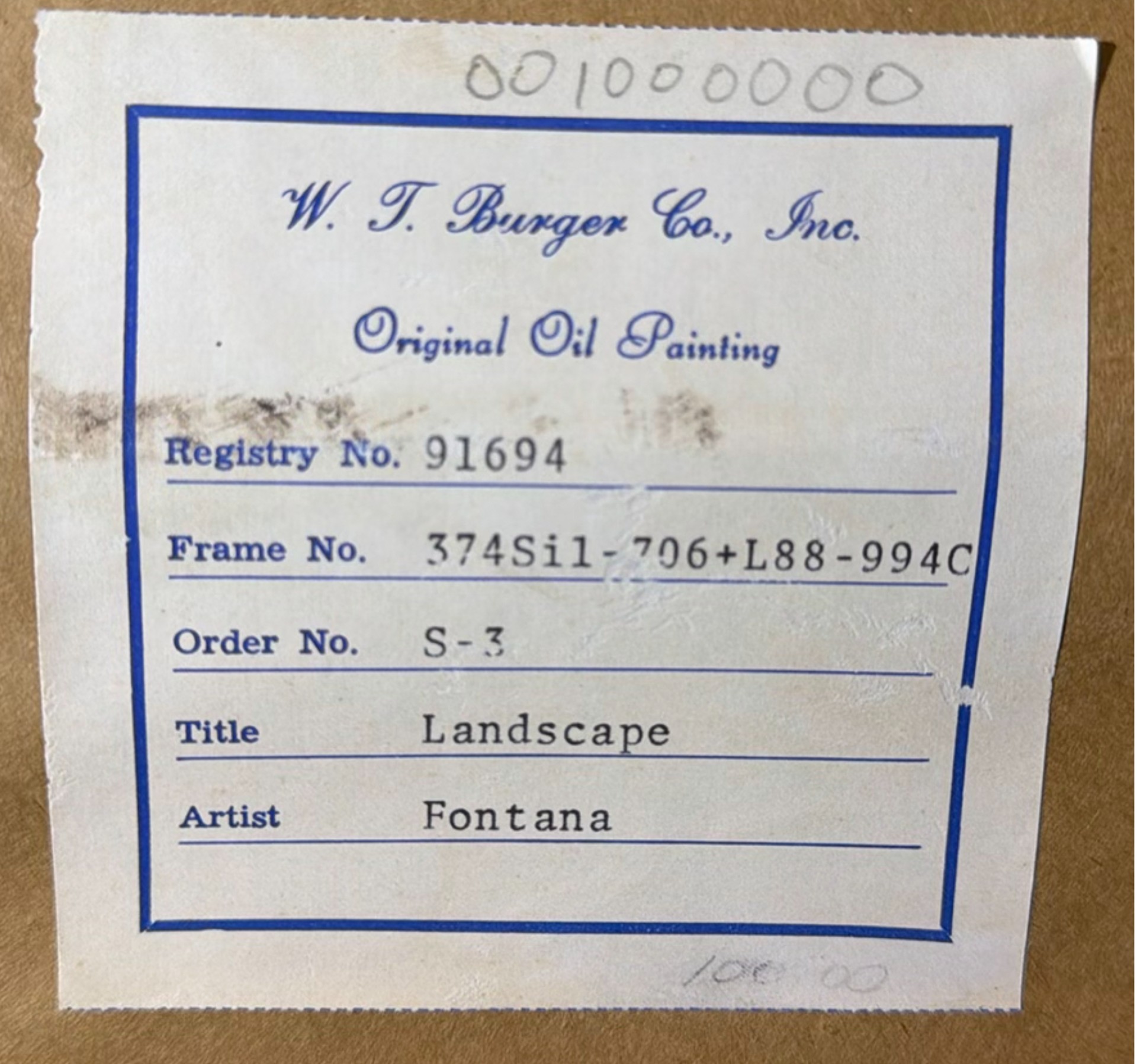 Landscape oil painting by Fontana - image 6 of 7