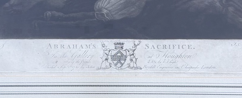 Framed Abraham's Sacrifice Print - image 4 of 5