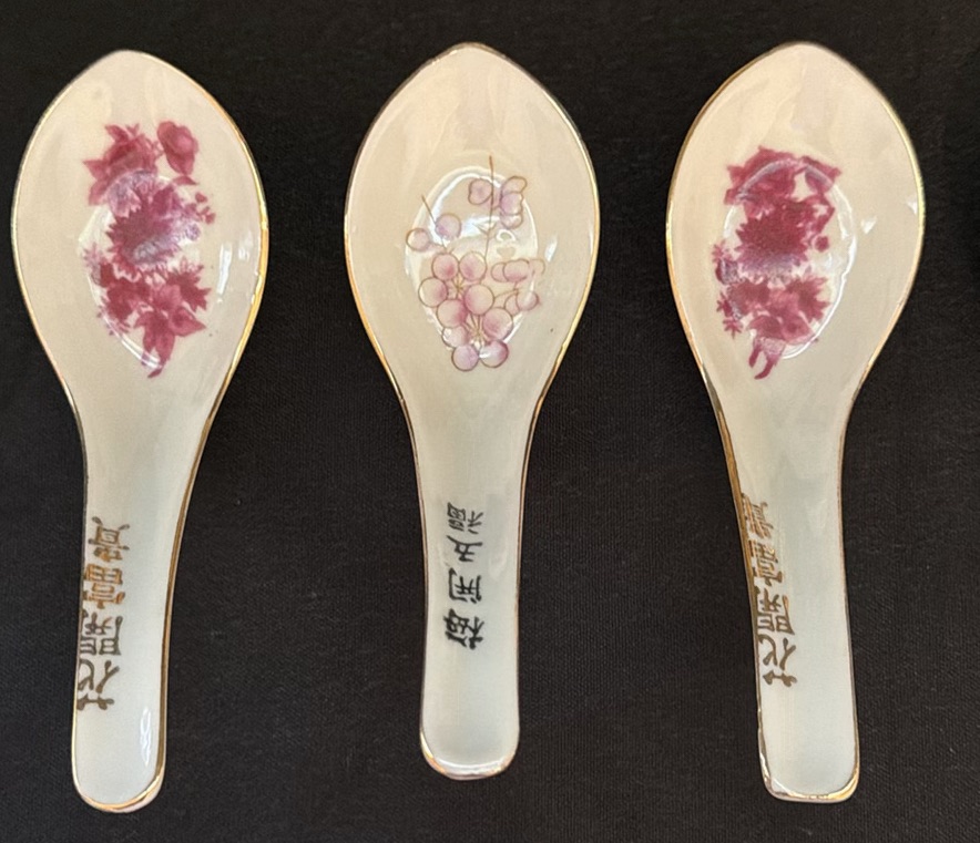 Framed Silhouette Art and Decorative Ceramic Spoon Rests - image 6 of 8
