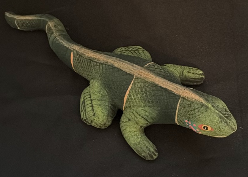 Ceramic Garden Gnome and Garden Lizard - image 2 of 3