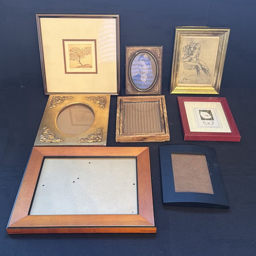 Assorted Decorative Picture Frames and Framed Artwork - image 1 of 7