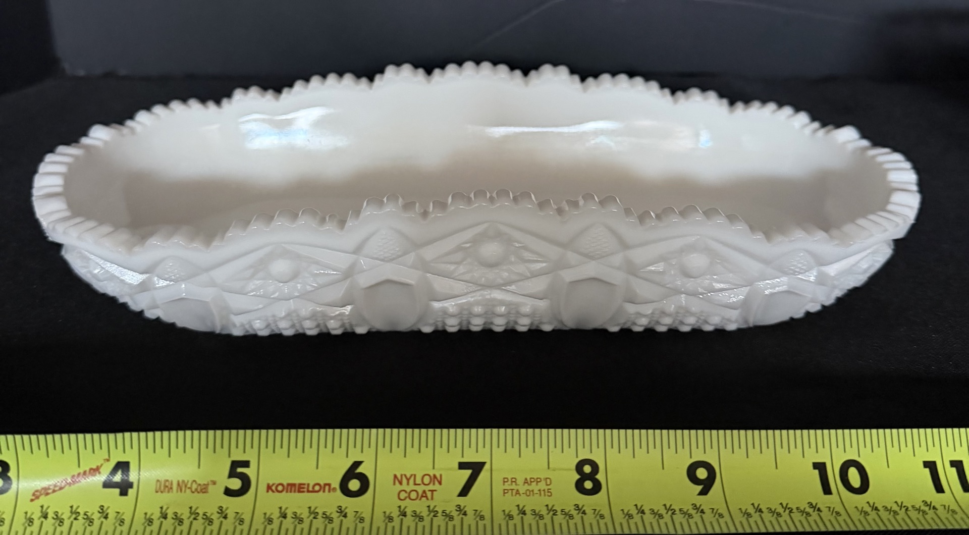 Two White Milk Glass Decorative Dishes - image 2 of 5