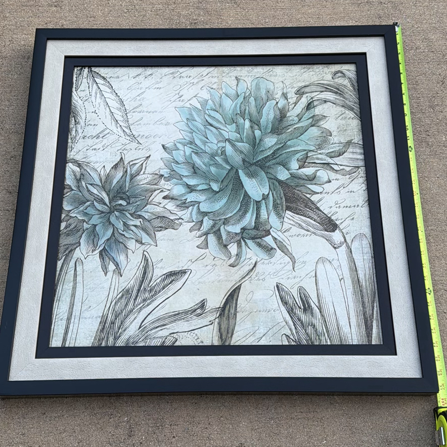 Framed Floral Wall Art Print - image 1 of 4